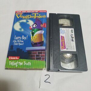 Veggie Tales Larry Boy and the Fib From Outer Space VHS Tape 2 - Bundle & Save